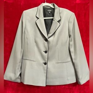 Kasper Separates Black and White Blazer